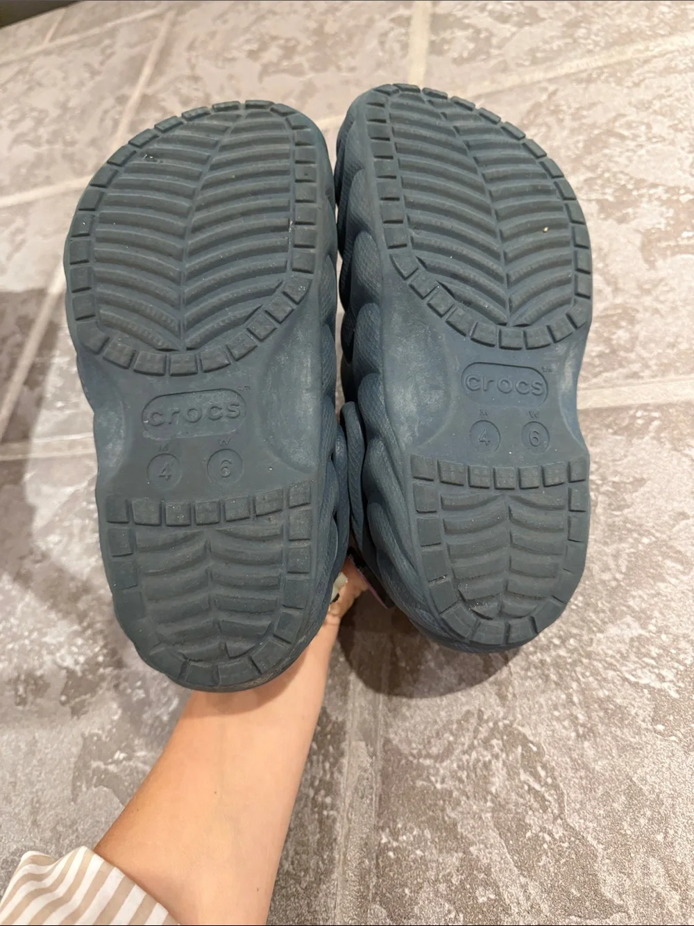 Kids Blue Slip-On Crocs Shoes